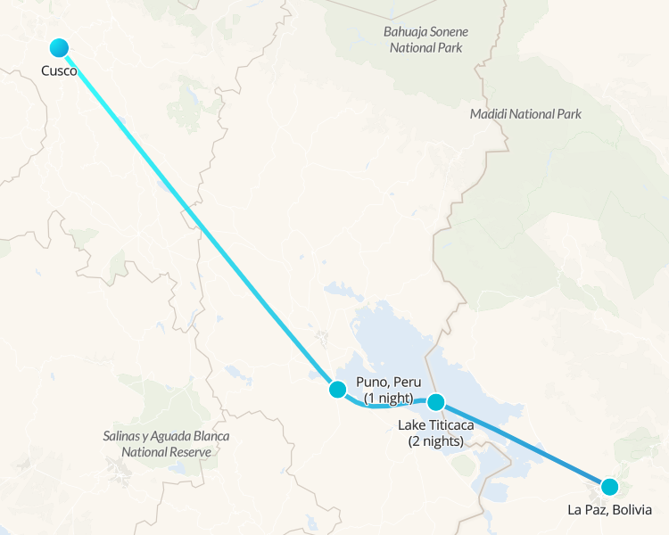 Alojamiento en casa de familia en el lago Titicaca, 4 días y 3 noches (de Cusco a La Paz) 4 días 4 días - 1