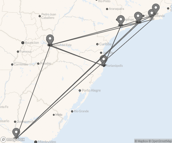 Pase de viaje de Buenos Aires a Río de Janeiro (vía Iguazú y Florianópolis) 15 días - 1