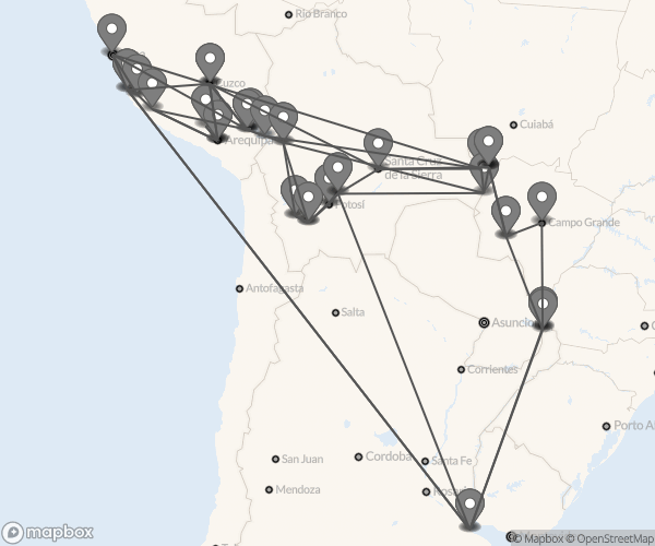 Lima to Buenos Aires (via Pantanal) Travel Pass - 1