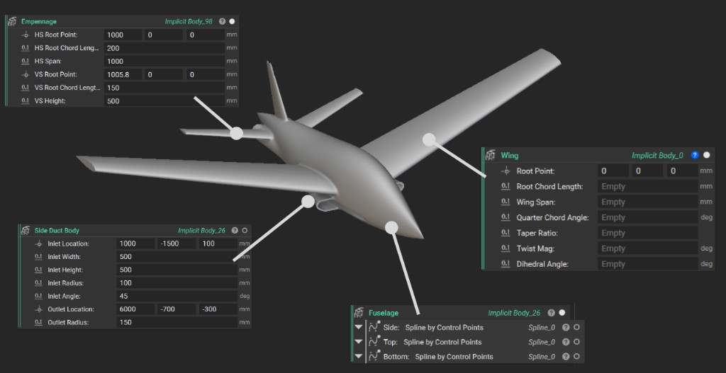 parametric aircraft design