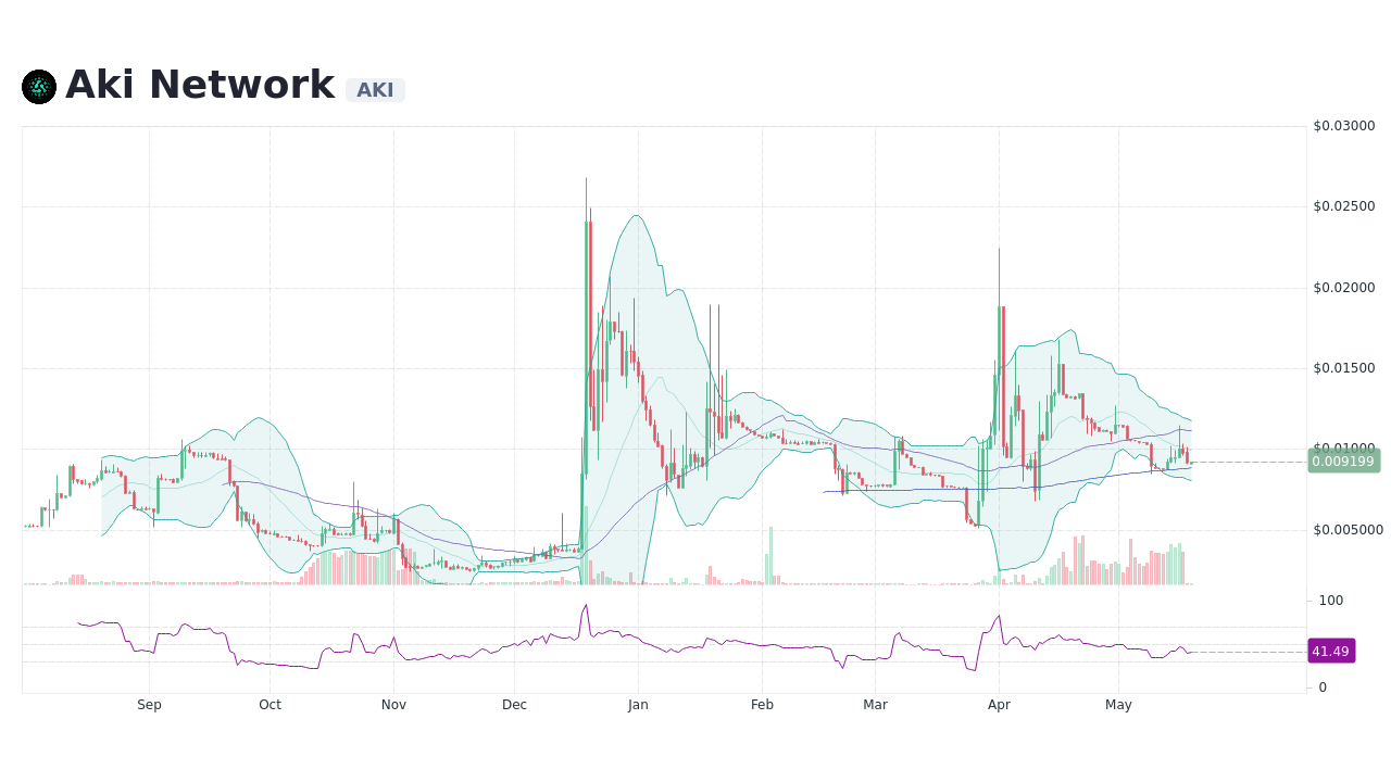 Aki Network [AKI] Live Prices & Chart