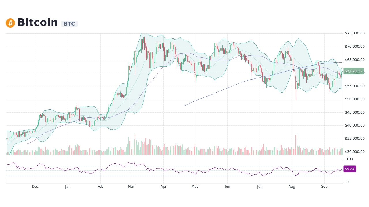 Bitcoin (BTC) Prices, Live & Real-Time Chart, Technical Indicators