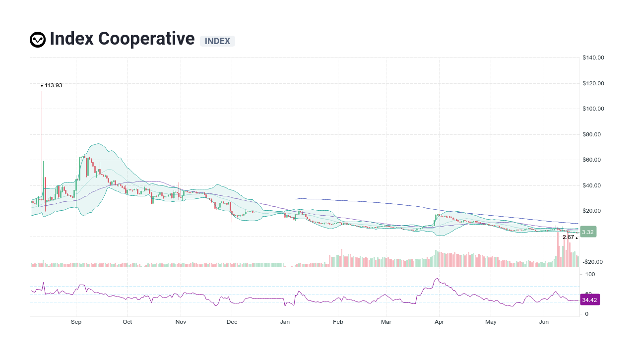 index cooperative crypto price prediction