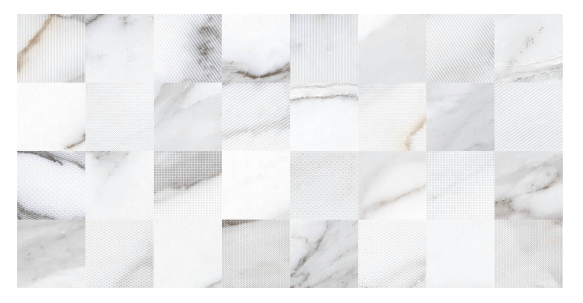 Apuan Deco Bianco 33X66