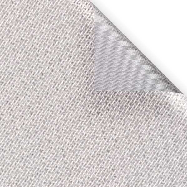 Toile screen COPACO Sergé 600 BO Lunar 002007 white pearl-grey coloris
