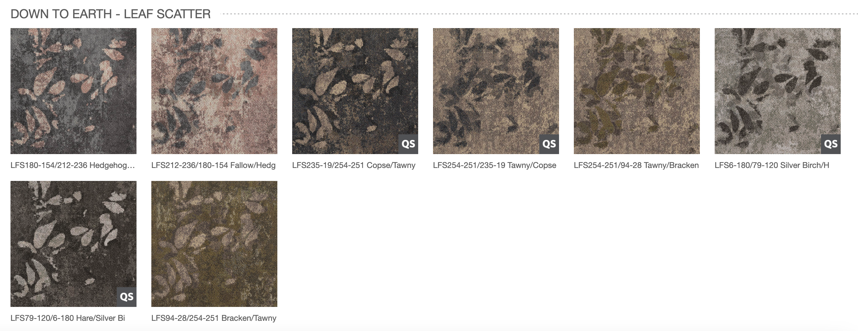 Down To Earth - Leaf Scatter