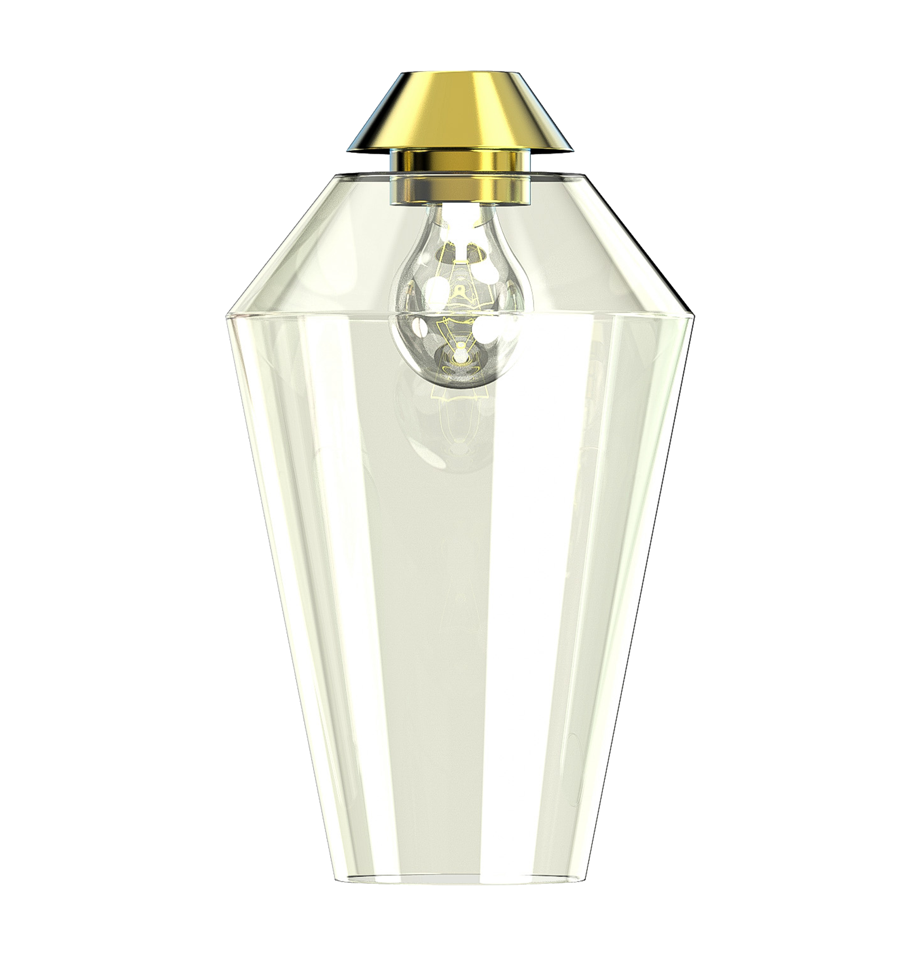 Saint-Tropez light amber - Toplanska Crystal