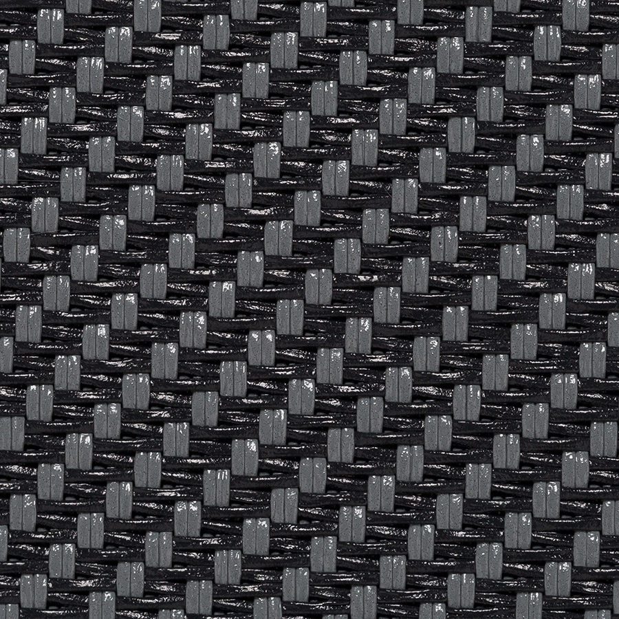 Toile screen COPACO Sergé 10% 001010 grey charcoal face A coloris