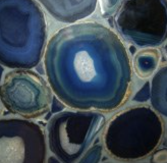 Agate bleue