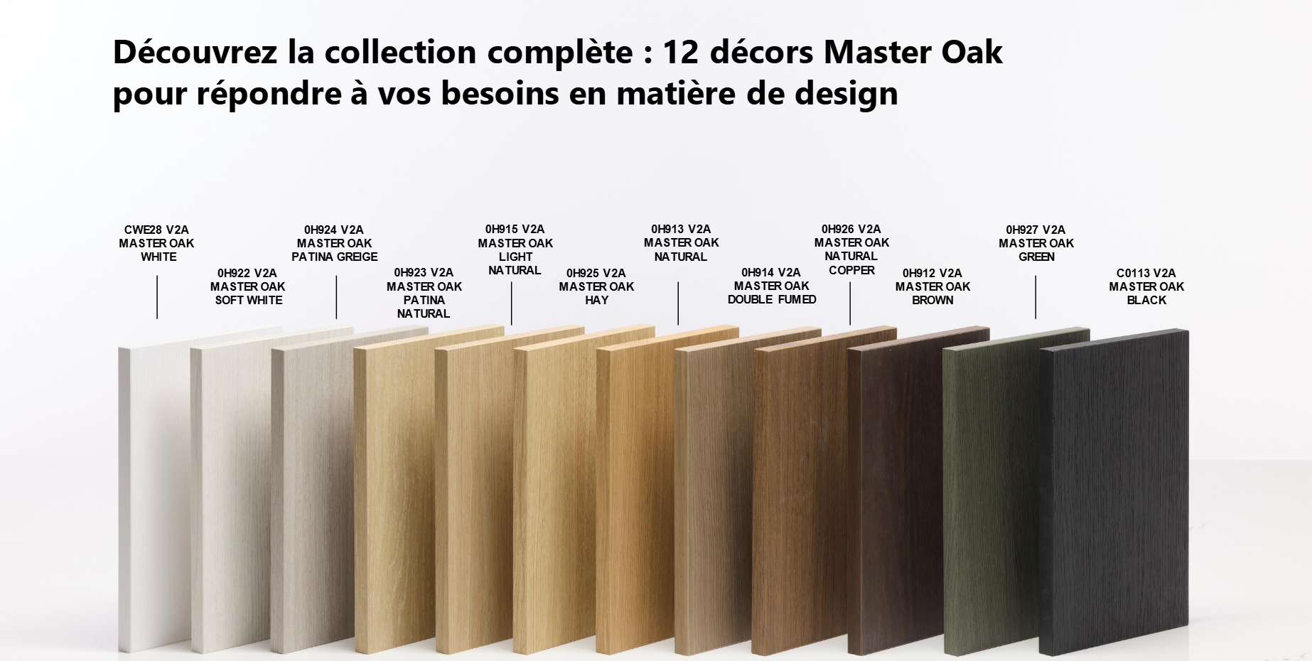 12 decors Master Oak 