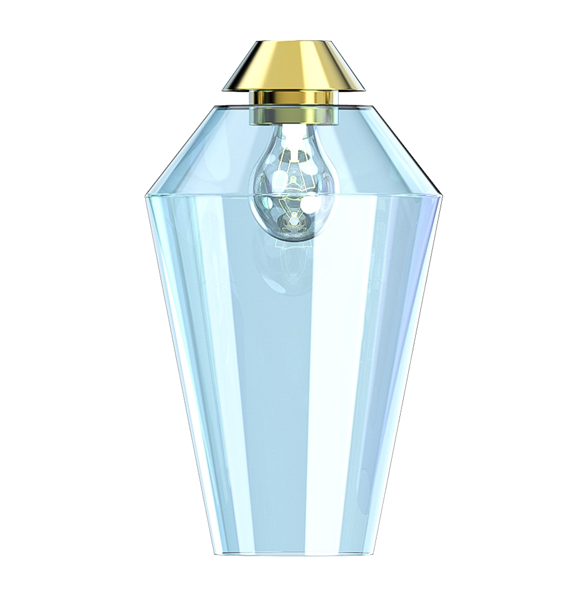 Saint-Tropez light aquamarine - Toplanska Crystal