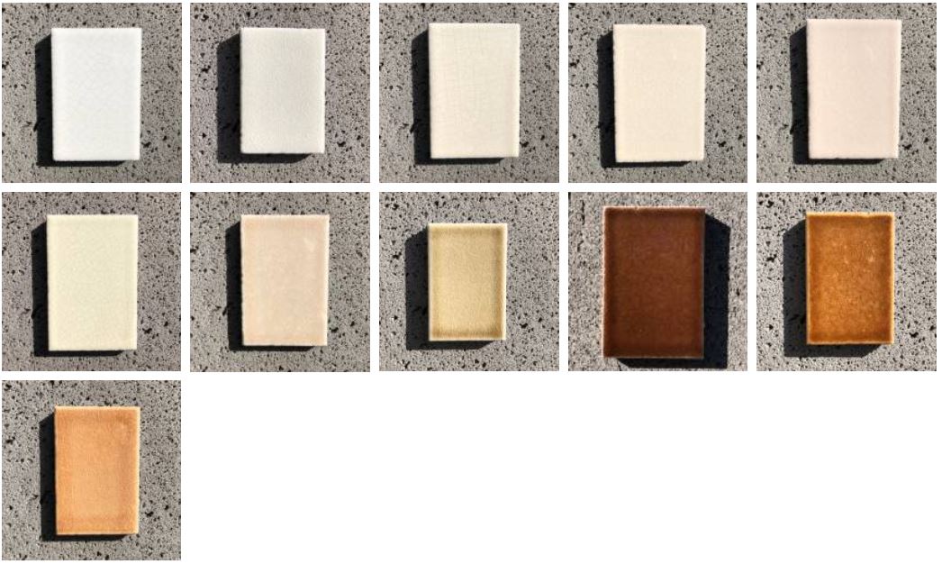 Nuancier blanc et beige