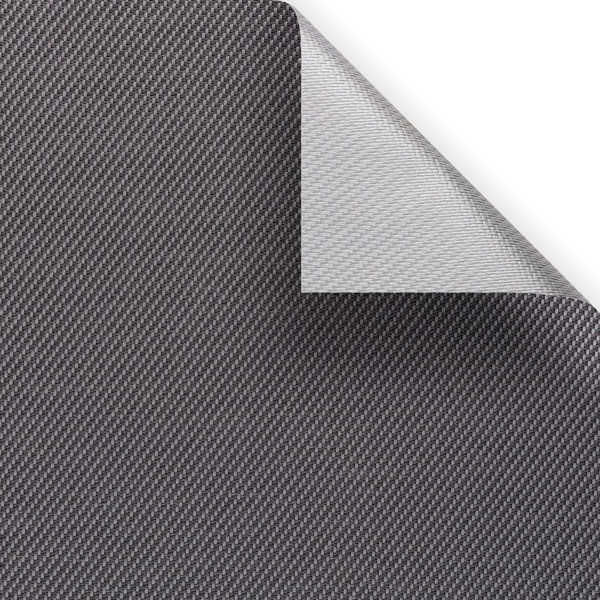 Toile screen COPACO Sergé 600 BO Lunar 001010 grey charcoal coloris