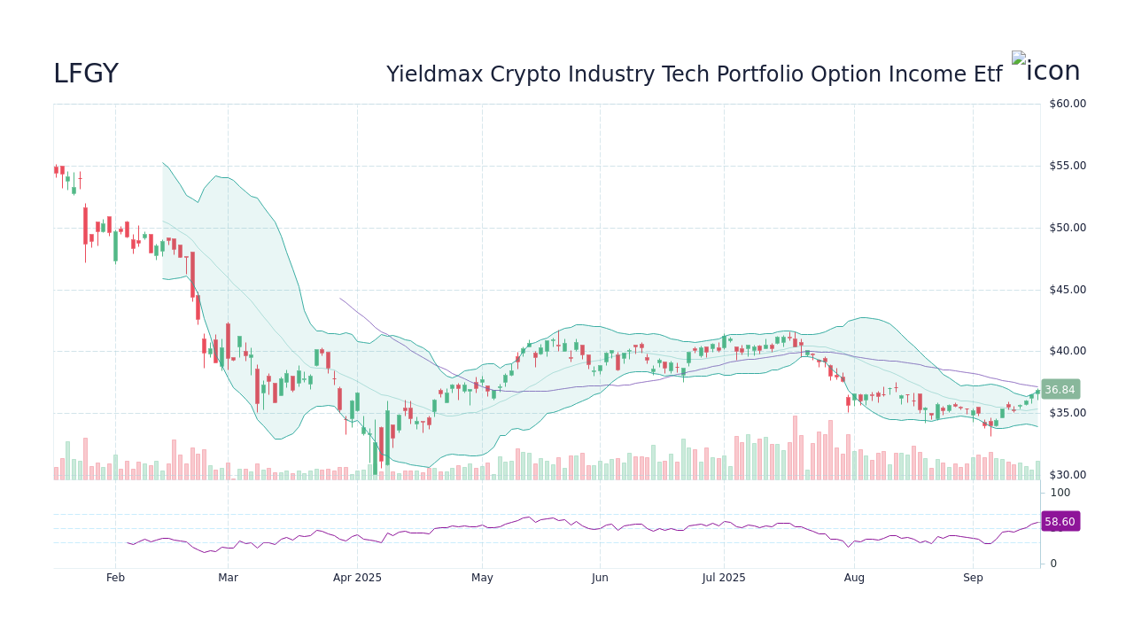 Yieldmax Crypto Industry Tech Portfolio Option Income Etf【LFGY】：株価・チャート -  StockScan