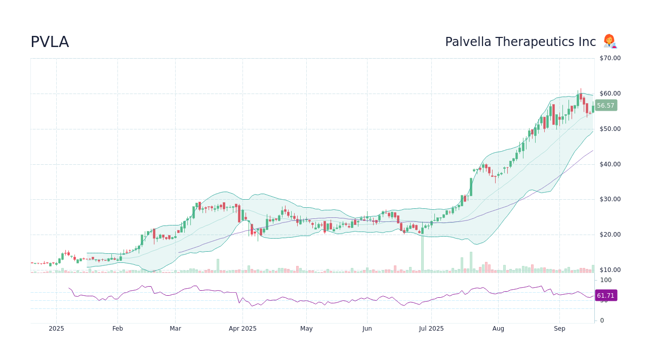 Palvella Therapeutics Inc (PVLA) Stock Price History & Other Historical ...