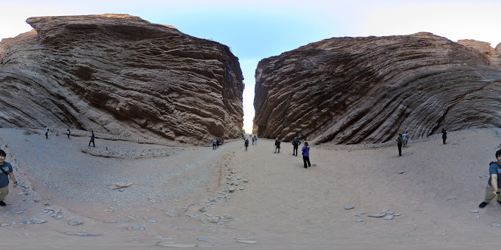 Formação rochosa Garganta El Anfiteatro em Cafayate