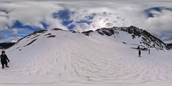 Vista 360 no Glaciar Vinciguerra no Ushuaia