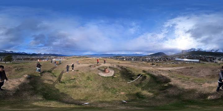 Vista 360 em um mirante no Ushuaia
