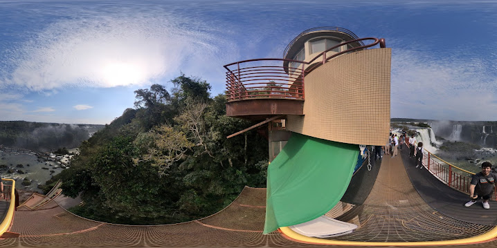 Vista para as Cataratas do Iguaçu