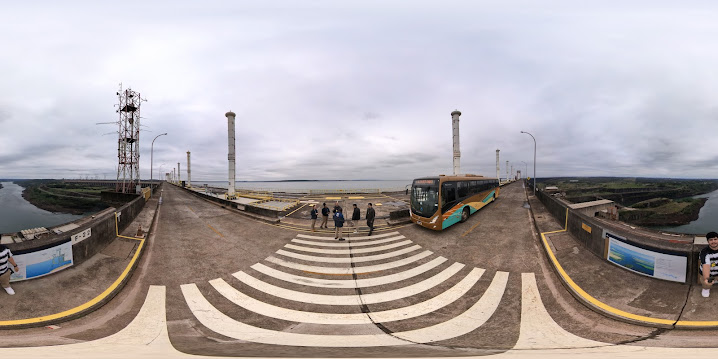 View from Itaipu Dam