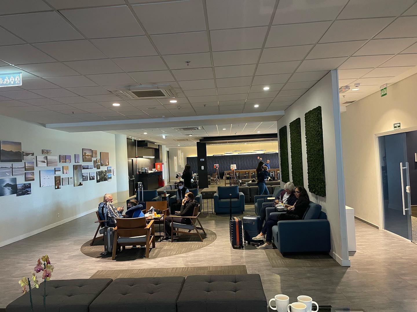 Azul VIP lounge at Campinas airport