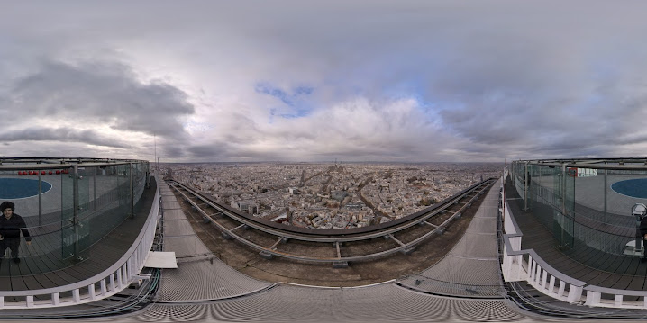 Vista no topo da Torre Montparnasse