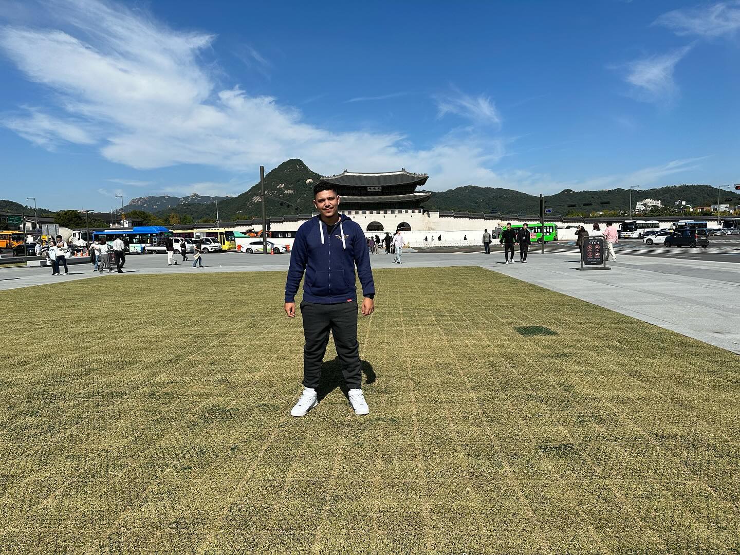 Arriving at Gyeongbokgung Palace