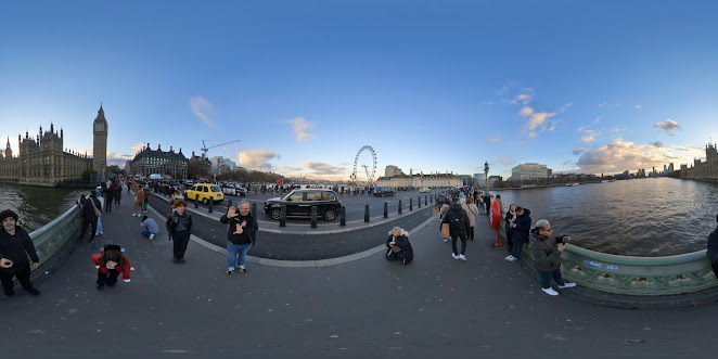 Vista para o Big Ben e London Eye