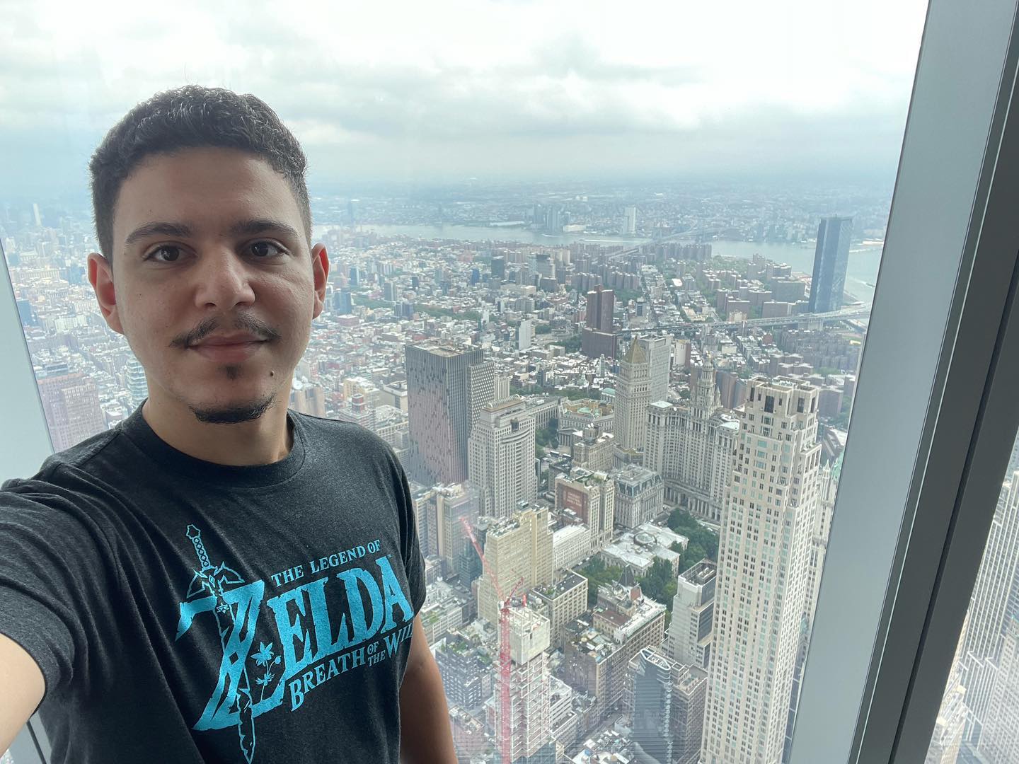 View of New York from the observation deck of One World Trade Center