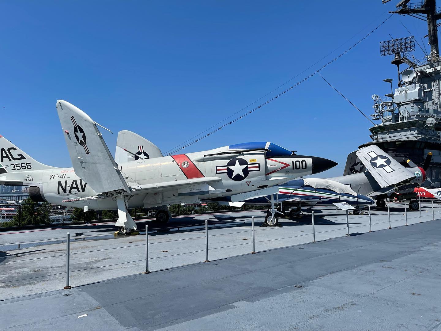 Visit to the Intrepid, New York's museum of sea, air and space