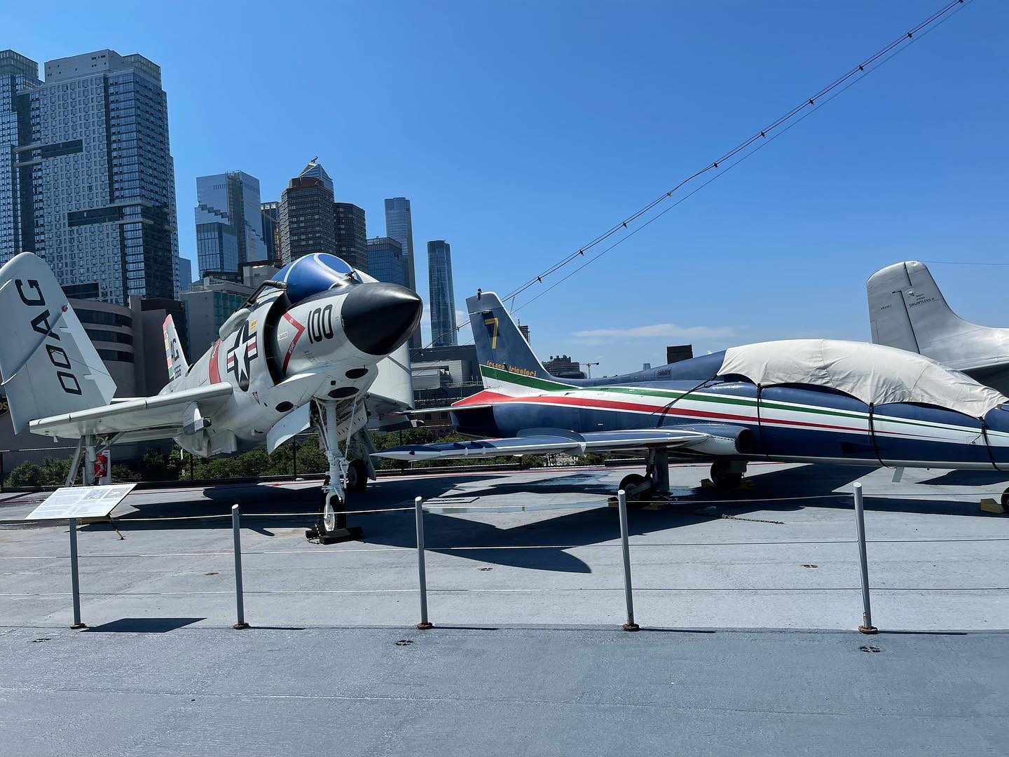 Visit to the Intrepid, New York's museum of sea, air and space