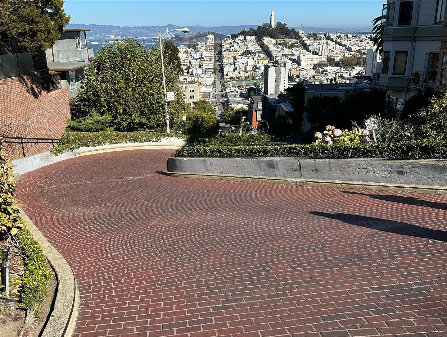 A famosa Lombard Street