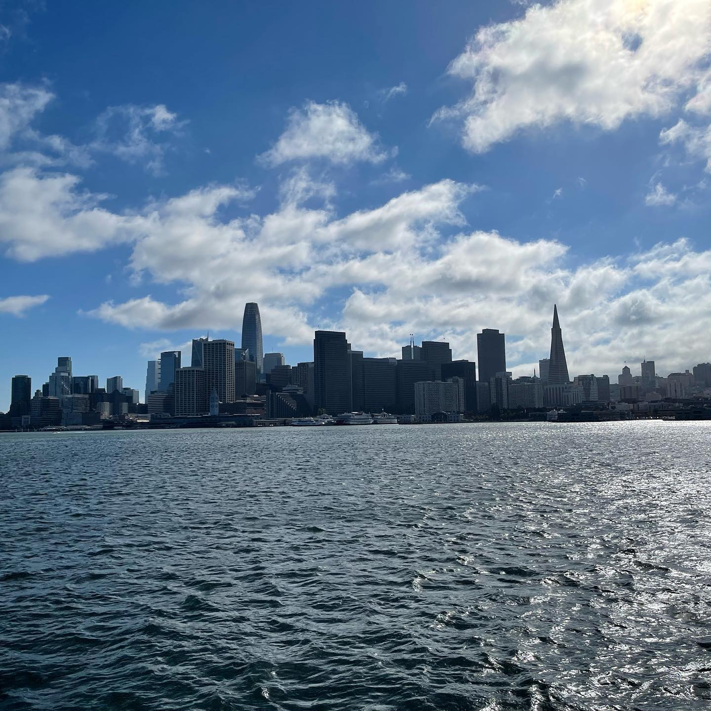 Boat ride from Sausalito back to San Francisco