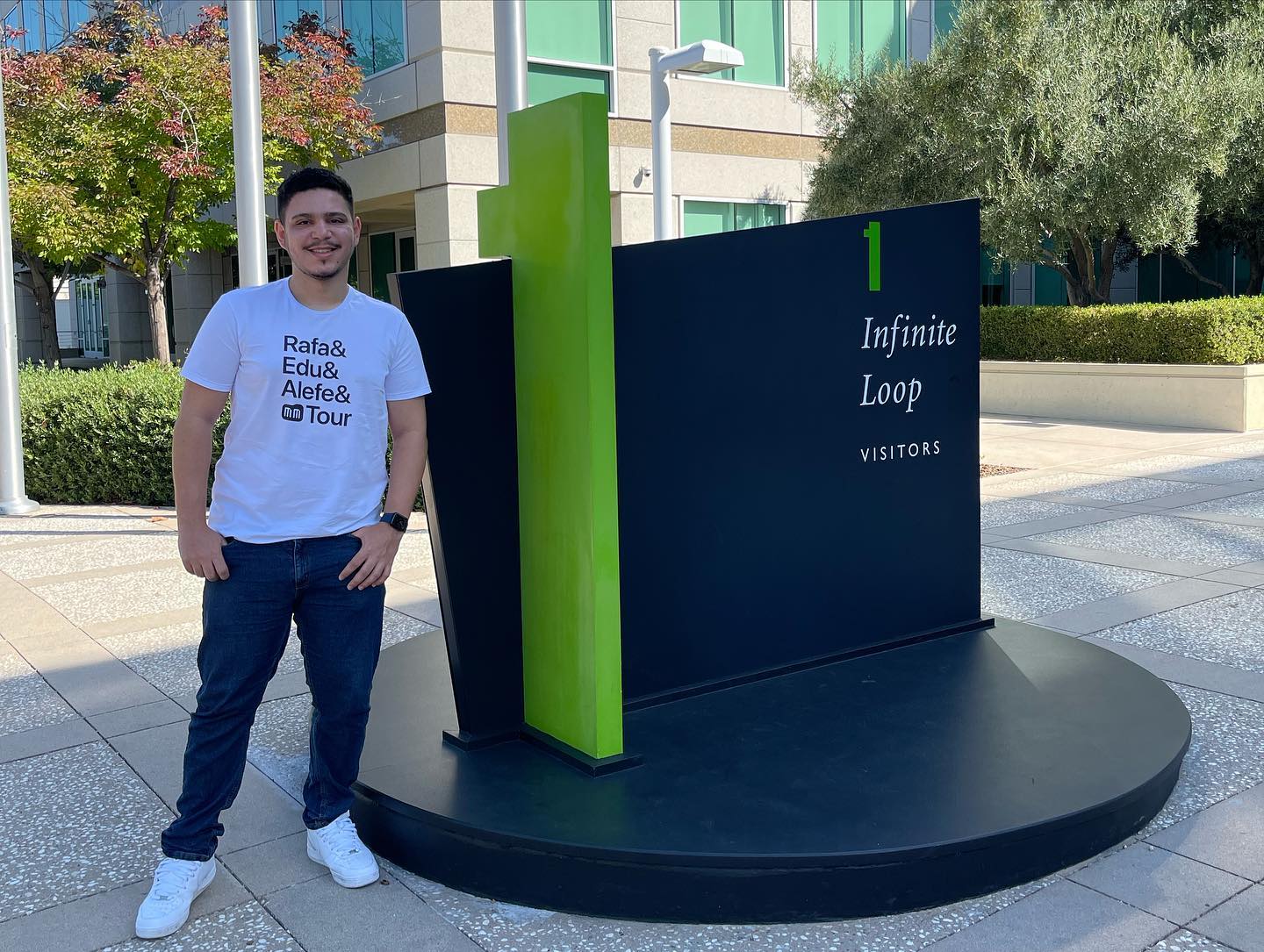 Apple's former headquarters at 1 Infinite Loop in Cupertino