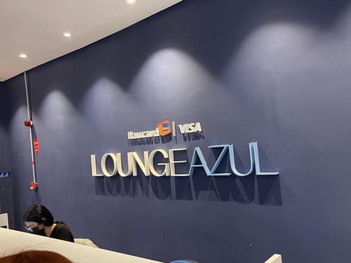 Azul VIP lounge at Campinas airport