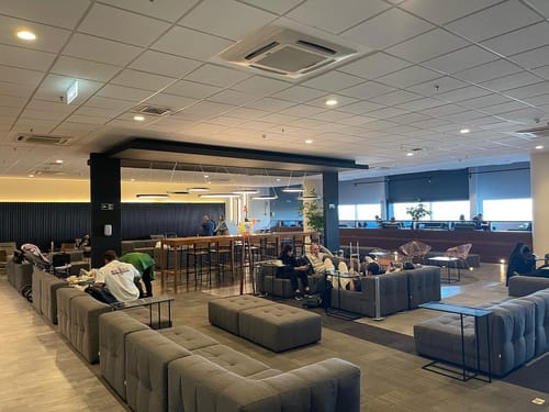Azul VIP lounge at Campinas airport