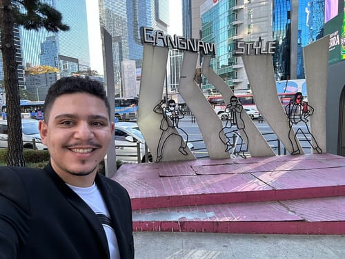 Outro monumento ao Gangnam Style em Gangnam, Seul