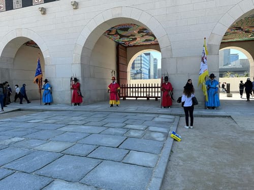 Changing of the Guard at Gyeongbokgung Palace