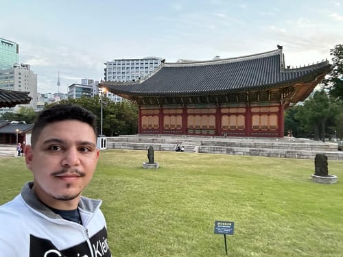 Deoksugung Palace, e sim eu tiro muita selfie