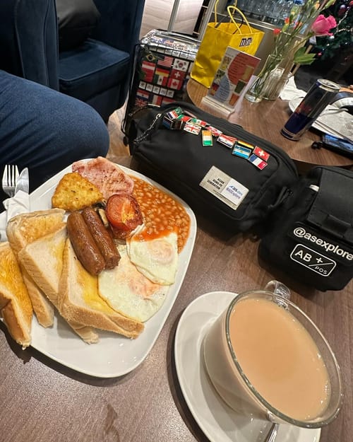 A week in London, I'll miss the English breakfast