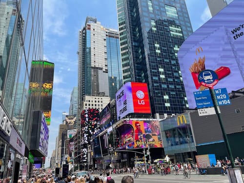 Visit to Times Square