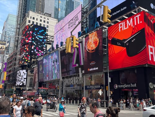 Visit to Times Square