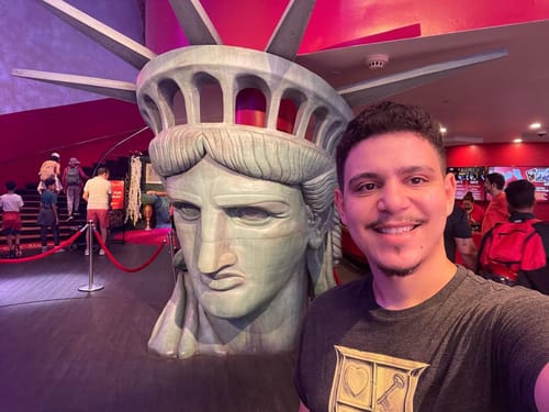 Visit to Madame Tussauds wax museum in New York