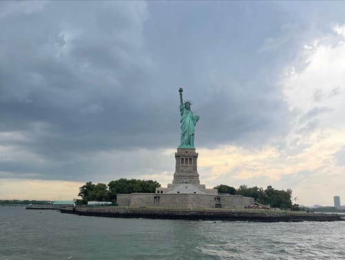 Boat ride to the Statue of Liberty