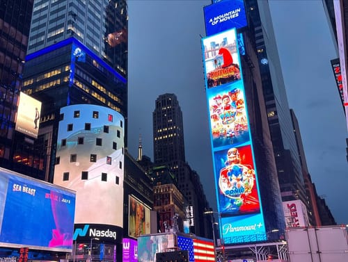 There's Times Square by day, and Times Square by night