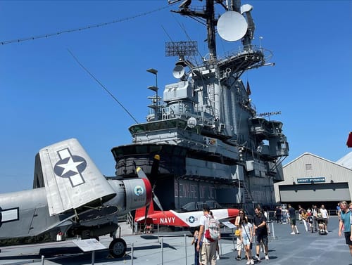 Visit to the Intrepid, New York's museum of sea, air and space