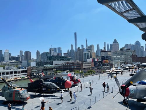 Visit to the Intrepid, New York's museum of sea, air and space