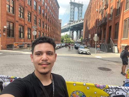 Passeio de bicicleta na Brooklyn Bridge