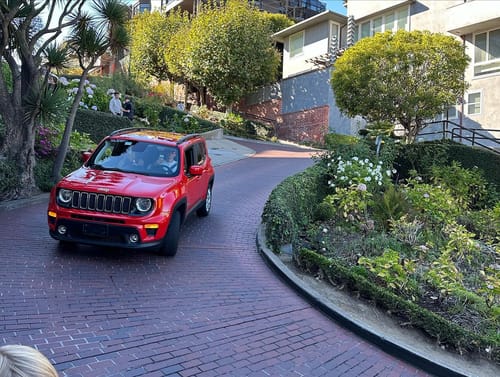 A famosa Lombard Street