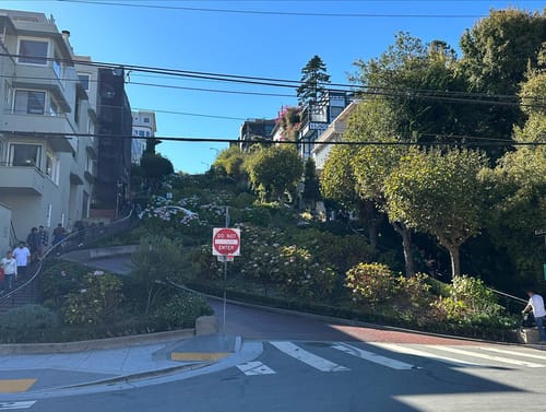 A famosa Lombard Street